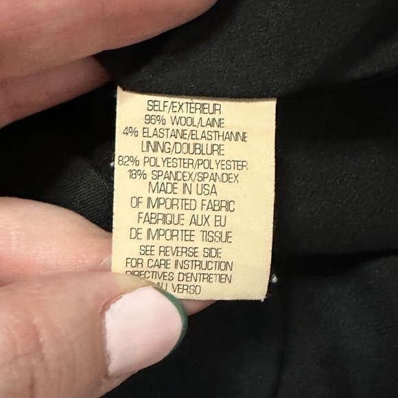 Theory Slim-Fit One-Button Blazer Size 10 - Picture 7 of 7